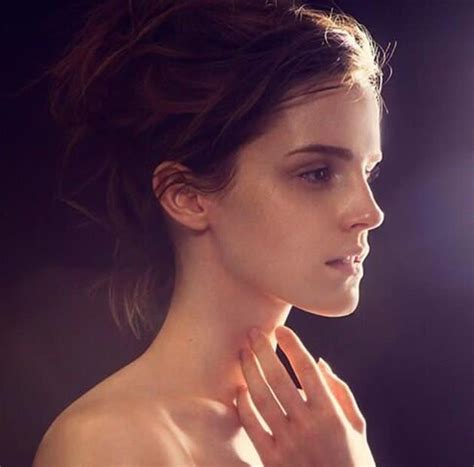 emma watson sexy naked|Harry Potter star Emma Watson poses nude for the environment